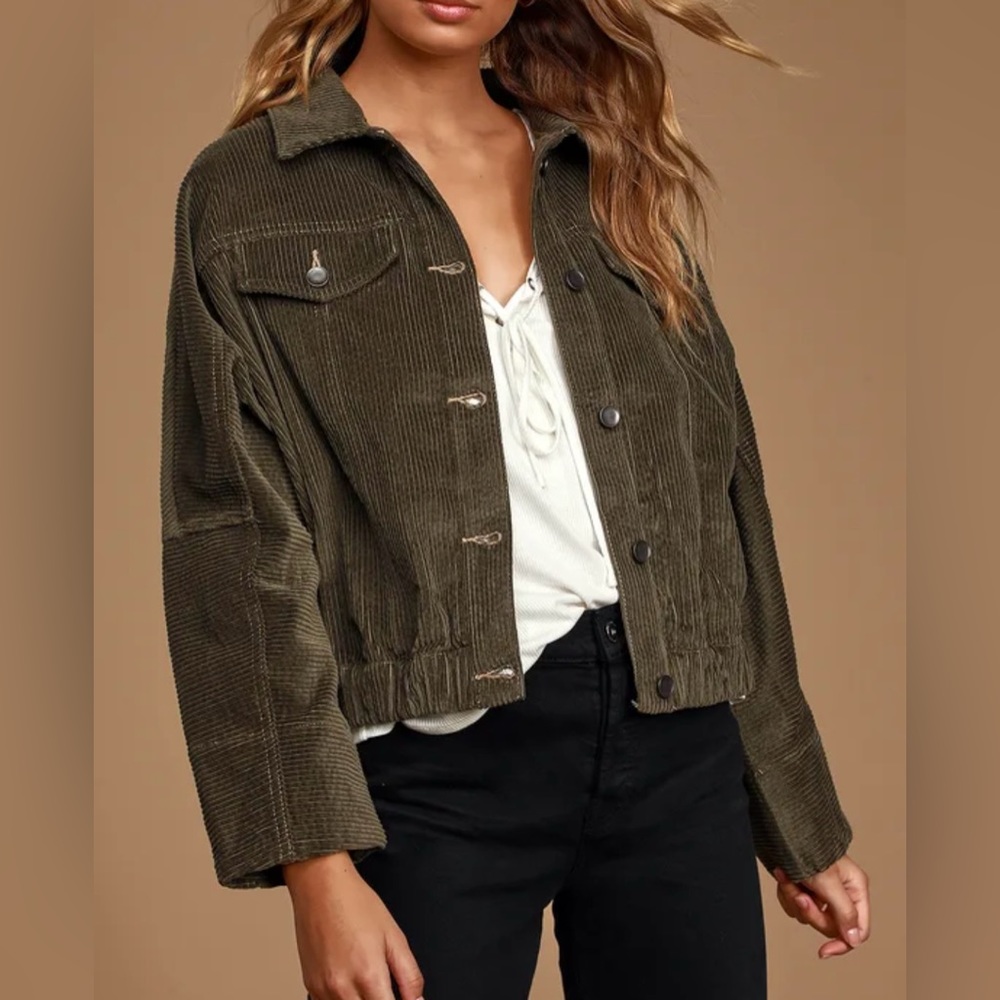 NWT Band Of Gypsies Other Side Corduroy Jacket - Picture 5 of 14